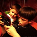 Brothers playing games