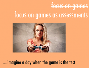 focus on games as assessments