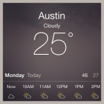 austin was cold!