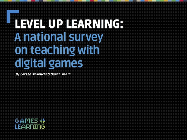 Level up learning: A national survey on teaching with digital games