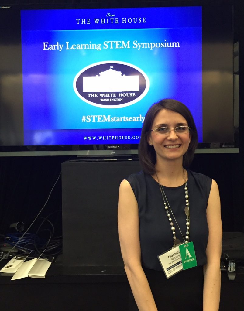 Elisabeth McClure at the White House Early Learning STEM Symposium