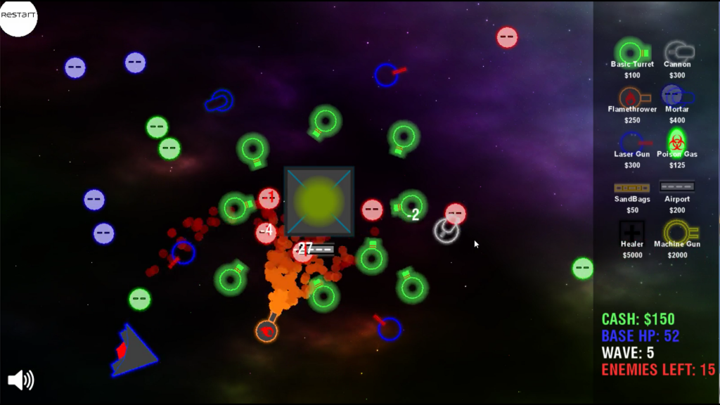 Screenshot from Deep Space Mayhem