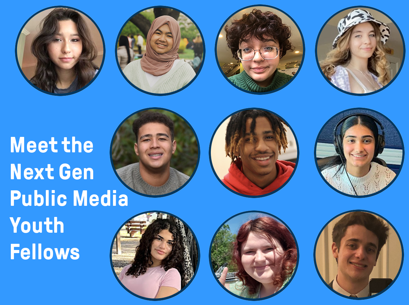 Meet the next gen public media youth fellows