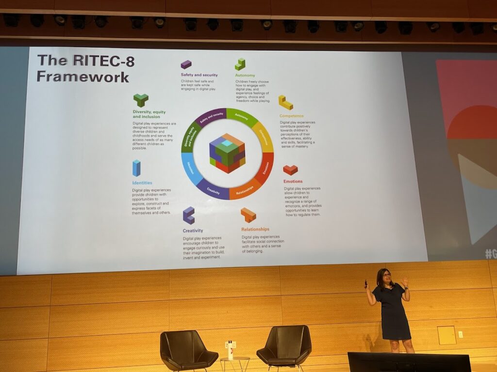 Shuli Gilutz first shared UNICEF’s work on developing the RITEC Design Toolbox based on the RITEC research on the Games for Change Main stage.